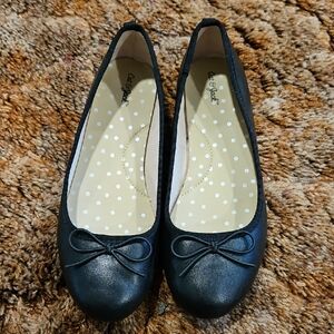 Cat & Jack Black Girls Flats